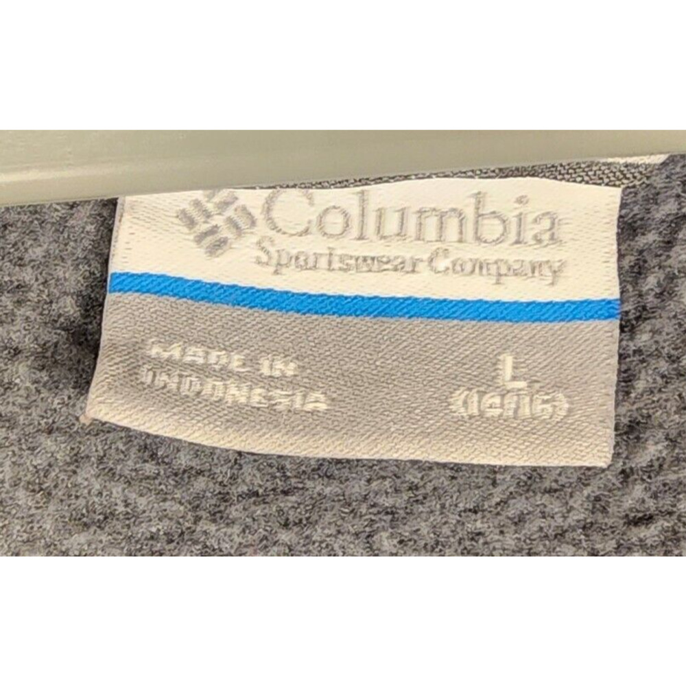 Columbia Jacket Fleece Youth Large (14/16) Soft Shell Gray & Black Full-Zip - Picture 4 of 4
